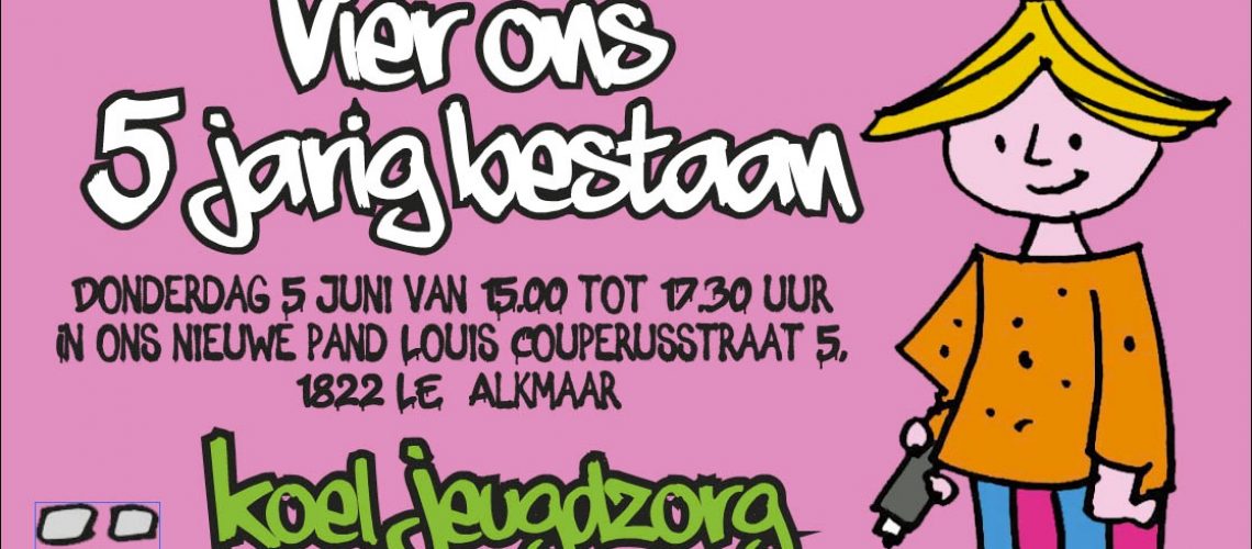 5 jarig bestaan